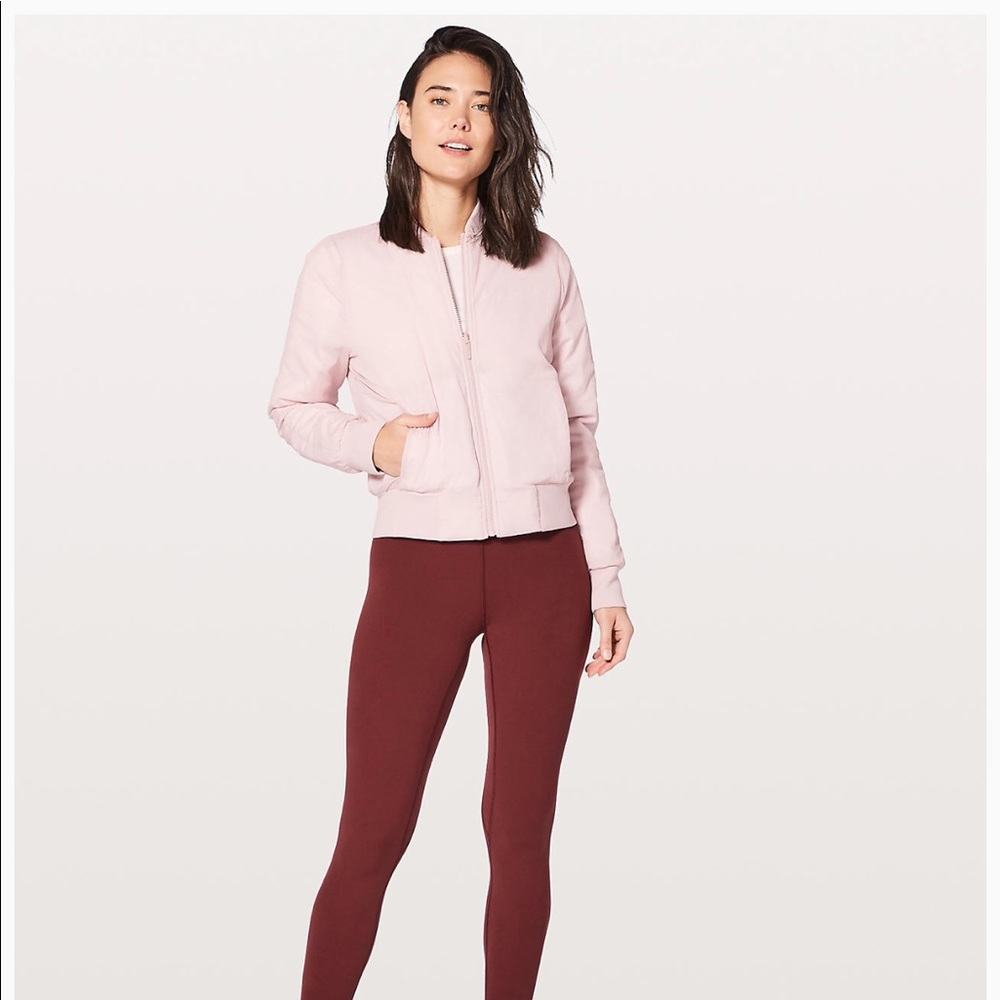Lululemon Non-Stop Bomber Porcelain Pink